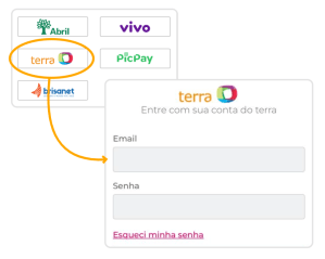 Login do App com o Terra